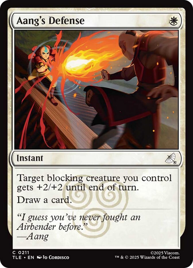 Aang's Defense (FOIL)