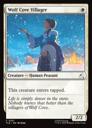 Wolf Cove Villager (FOIL)