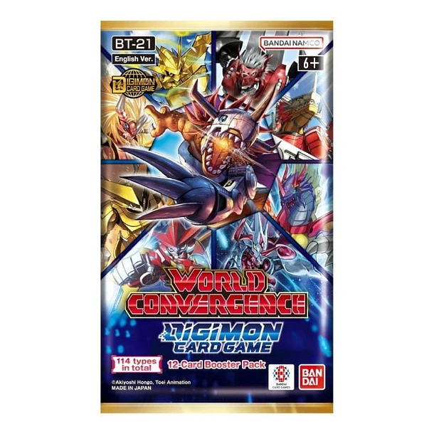 DIGIMON TCG Booster Pack World Convergence BT-21