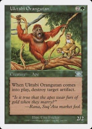 Uktabi Orangutan (Retro Frame)