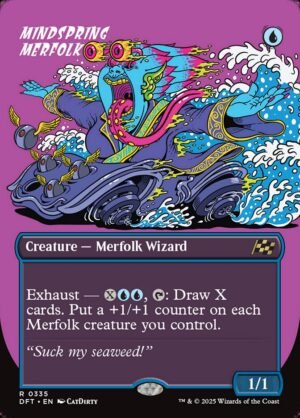 Mindspring Merfolk (Borderless FOIL)