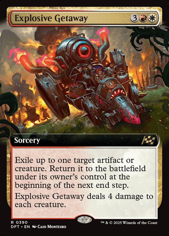 Explosive Getaway (Extended Art FOIL)
