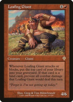 Loafing Giant (Retro Frame)
