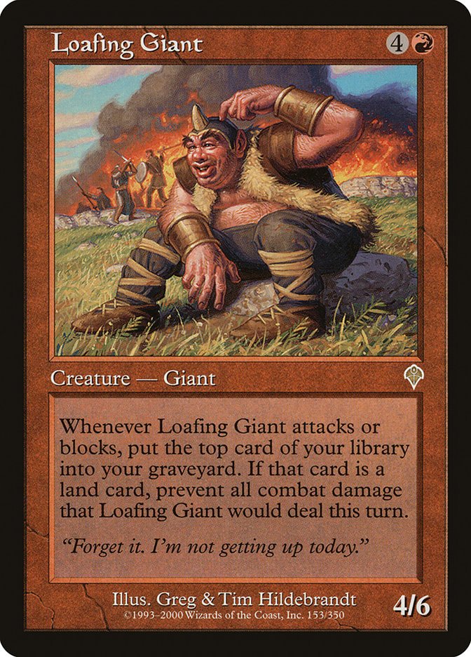 Loafing Giant (Retro Frame)