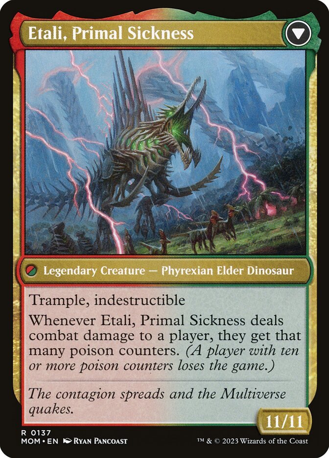 Etali, Primal Conqueror // Etali, Primal Sickness (FOIL) - Imagen 2
