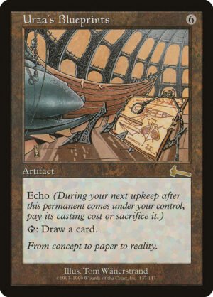 Urza's Blueprints (Retro Frame)