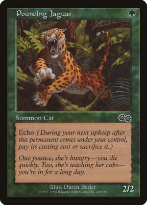 Pouncing Jaguar (Retro Frame)