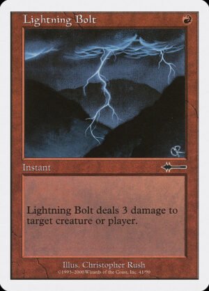 Lightning Bolt (Retro Frame)
