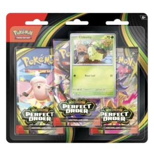 Pokemon TCG: Mega Evolution 03 Perfect Order- 3-Booster Blister
