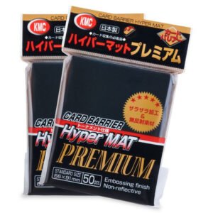 HYPER MATTE PREMIUM SLEEVES - BLACK (50)