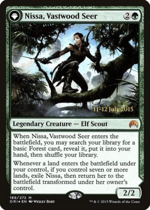 Nissa, Vastwood Seer // Nissa, Sage Animist (Launch FOIL)