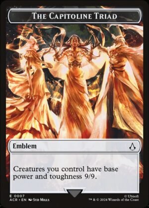 The Capitoline Triad Emblem (FOIL)