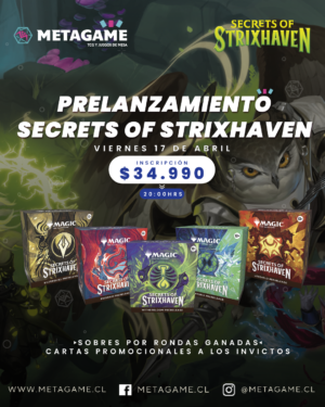PRELANZAMIENTO NOCTURNO - SECRETOS DE STRIXHAVEN - VIERNES 17 DE ABRIL 20:00HRS