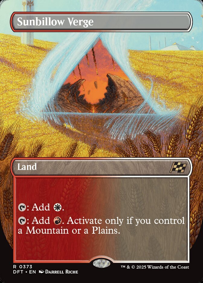 Sunbillow Verge (Borderless FOIL)
