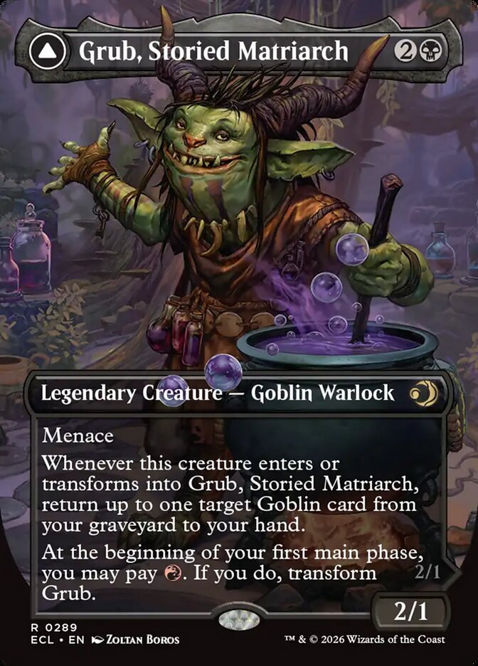 Grub, Storied Matriarch // Grub, Notorious Auntie (Borderless)