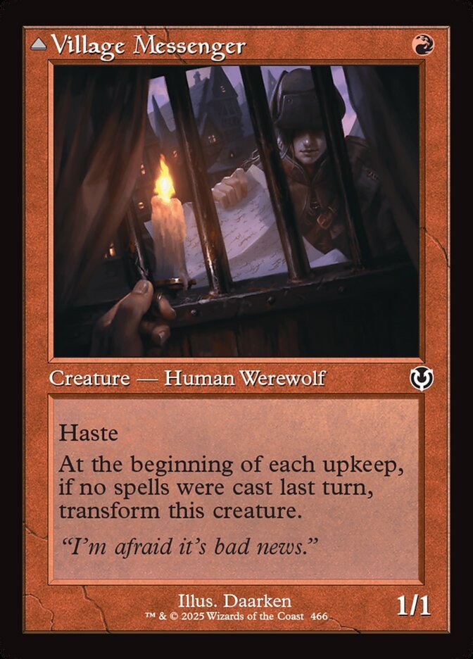 Village Messenger // Moonrise Intruder (Retro Frame)