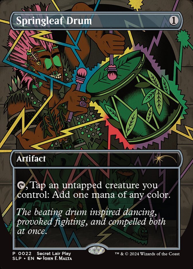Springleaf Drum (Borderless FOIL)