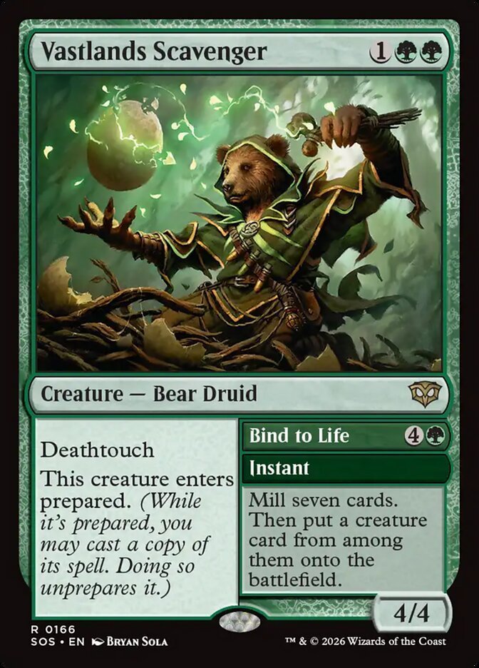 Vastlands Scavenger // Bind to Life (FOIL)