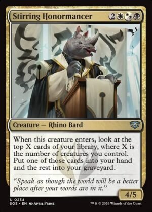 Stirring Honormancer