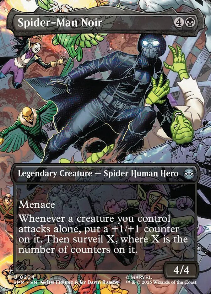Spider-Man Noir (Borderless FOIL)