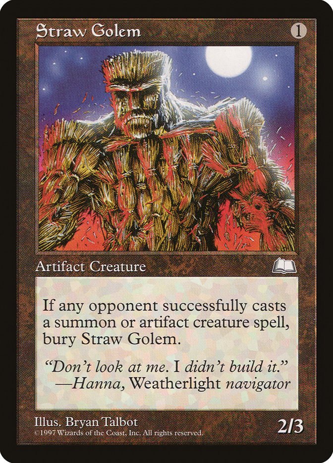 Straw Golem (Retro Frame)