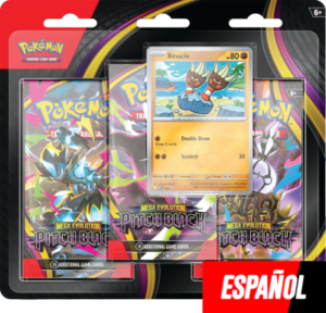 Pokemon Pitch Black - 3-Pack Blister Español