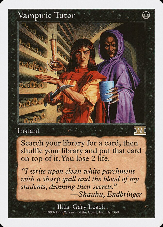 Vampiric Tutor (Retro Frame)