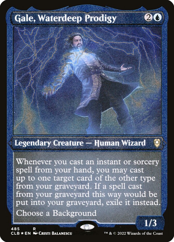 Gale, Waterdeep Prodigy (Etched)