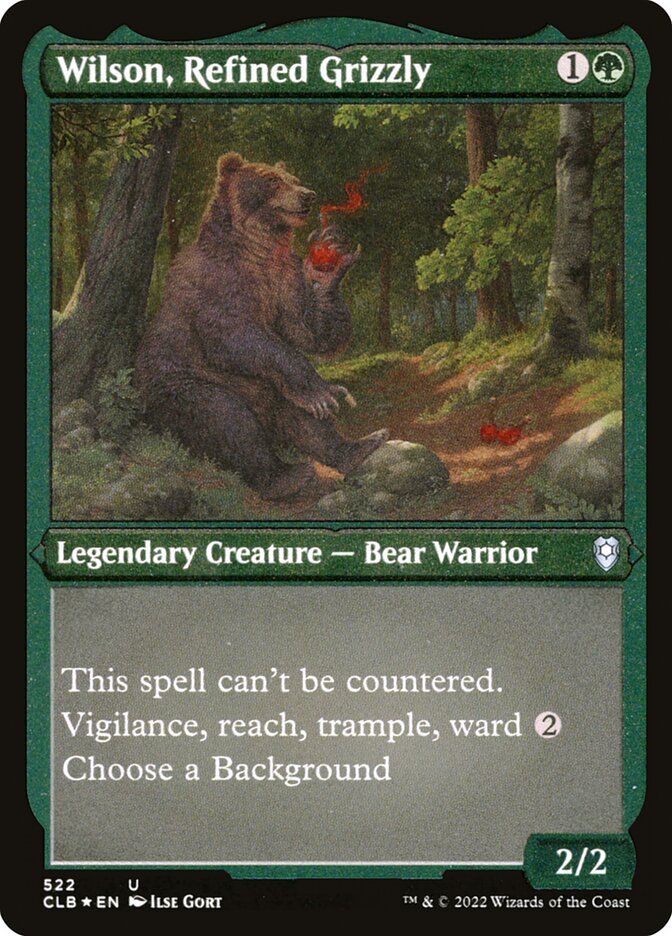 Wilson, Refined Grizzly (Etched)