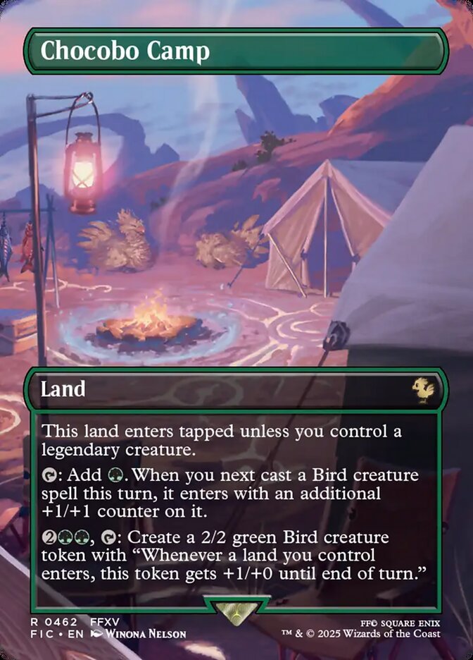 Chocobo Camp (Borderless FOIL)