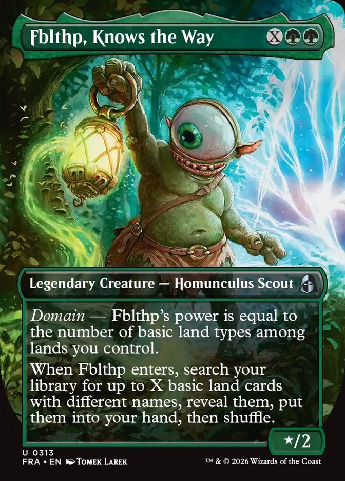 Fblthp, Knows the Way (Borderless FOIL)