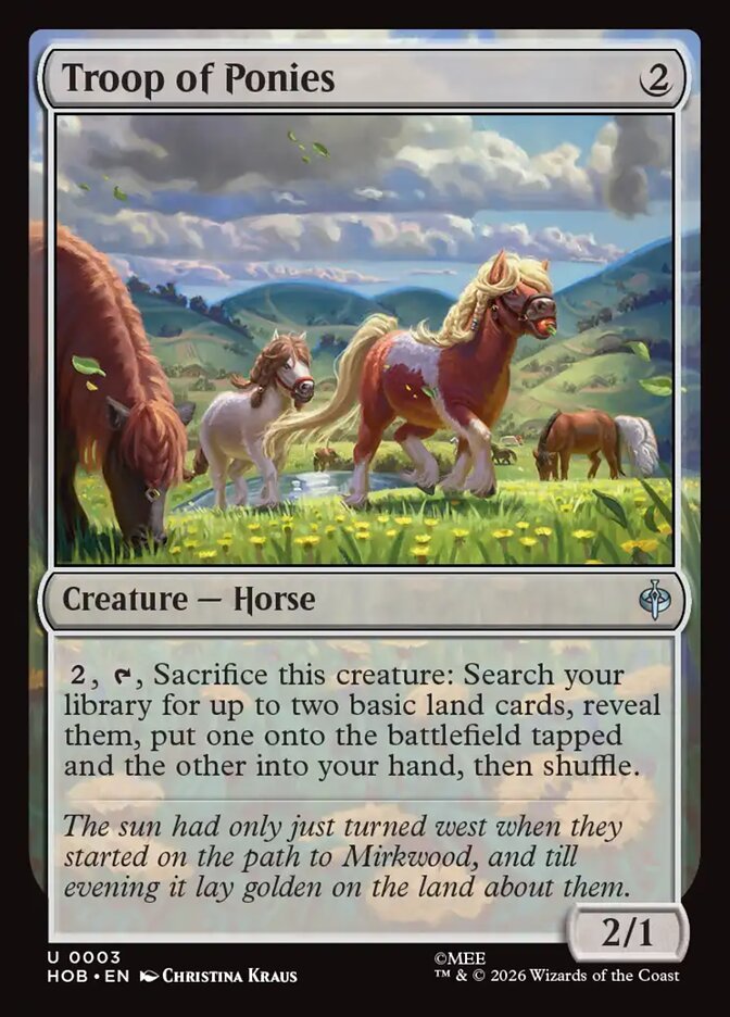 Troop of Ponies (FOIL)