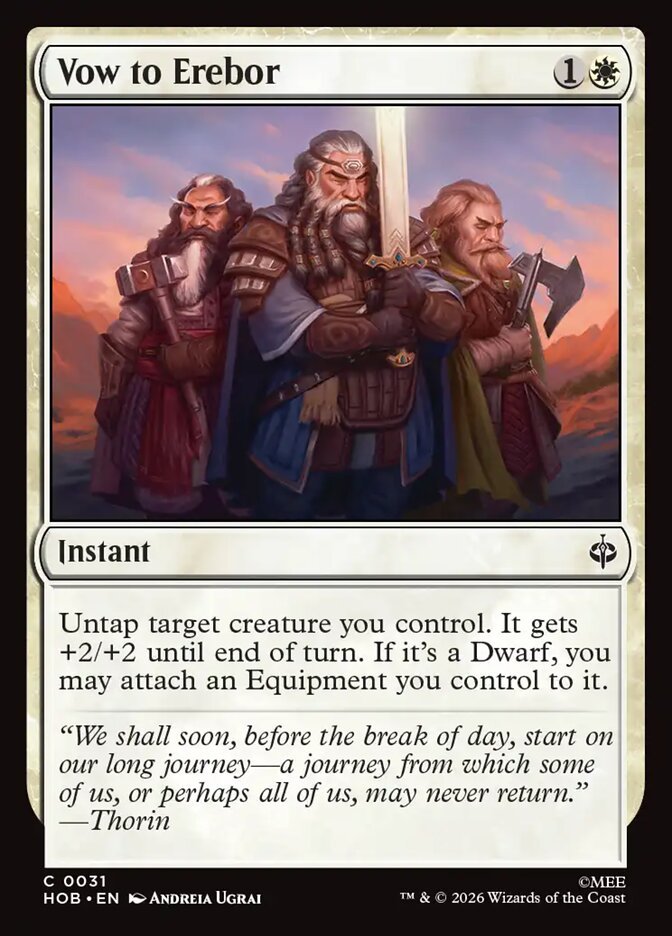 Vow to Erebor (FOIL)