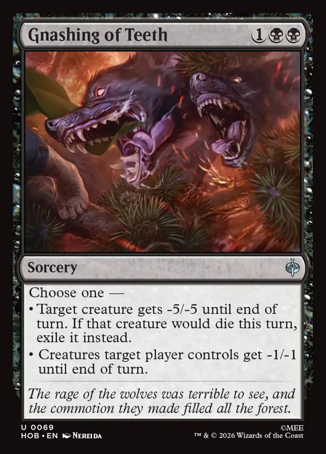 Gnashing of Teeth (FOIL)