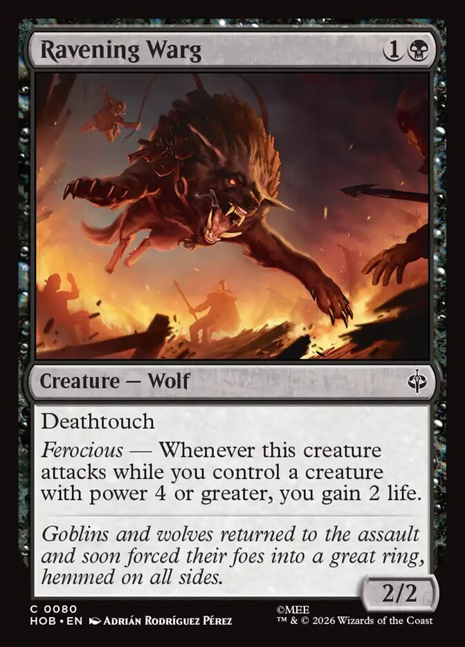 Ravening Warg (FOIL)