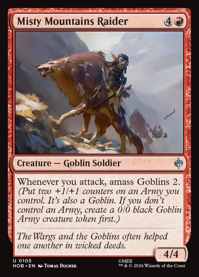 Misty Mountains Raider (FOIL)