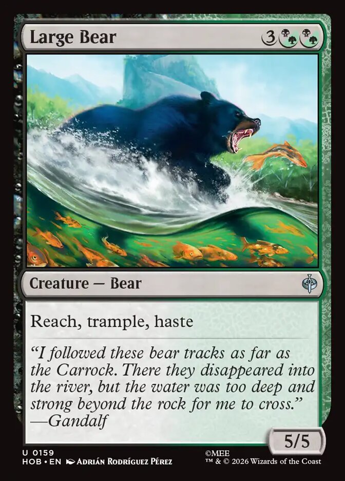 Large Bear (FOIL)