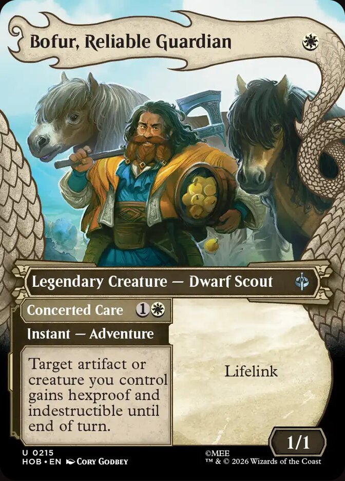 Bofur, Reliable Guardian // Concerted Care (Showcase FOIL)