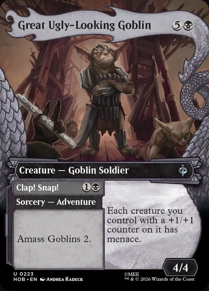 Great Ugly-Looking Goblin // Clap! Snap! (Showcase FOIL)