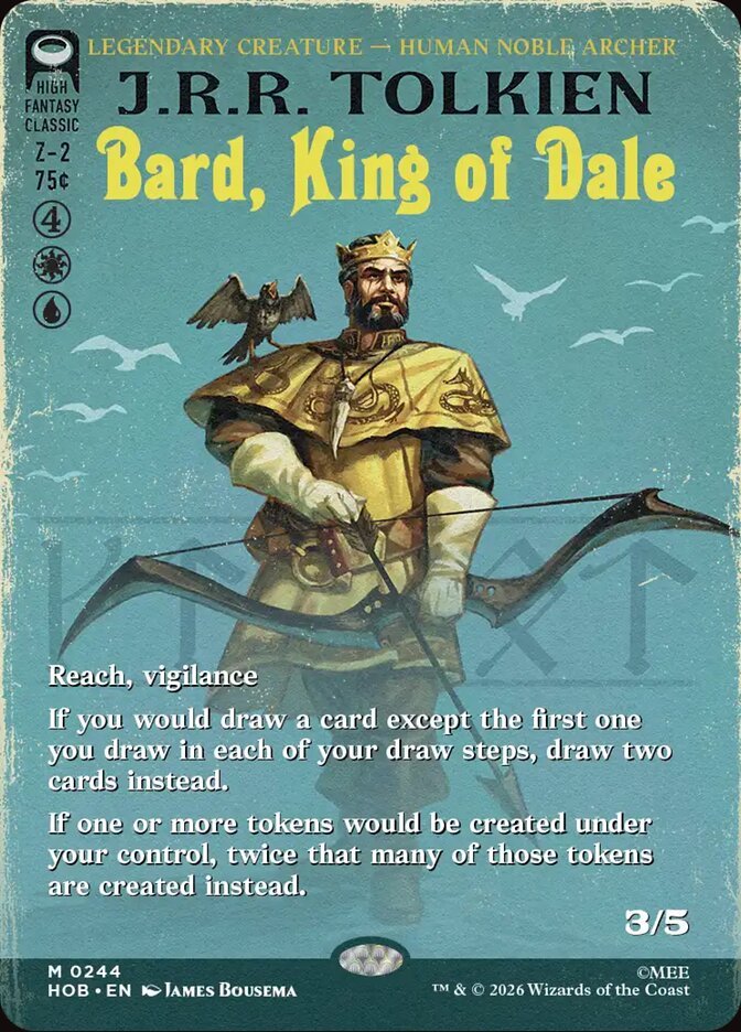 Bard, King of Dale (Borderless FOIL)