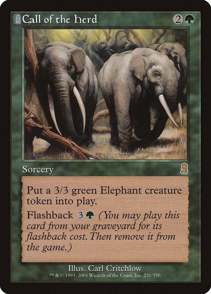 Call of the Herd (Retro Frame FOIL)