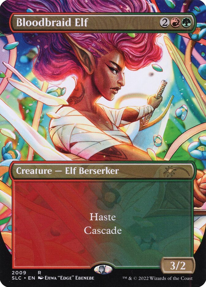 Bloodbraid Elf (Borderless FOIL)