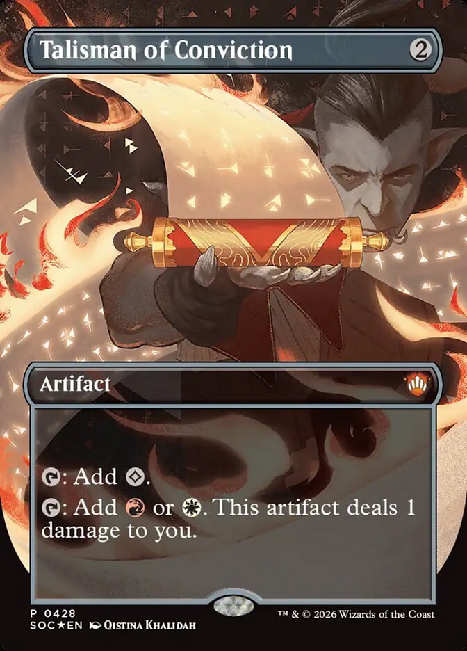 Talisman of Conviction (Borderless FOIL)