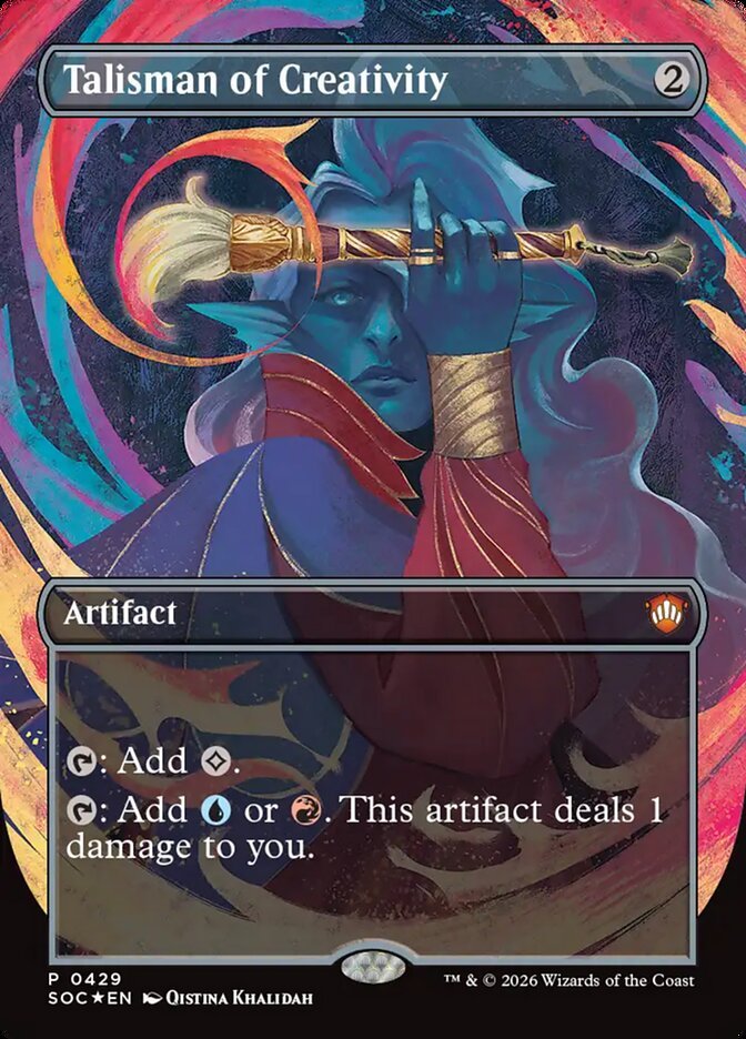 Talisman of Creativity (Borderless FOIL)