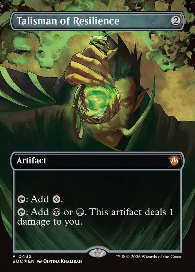 Talisman of Resilience (Borderless FOIL)